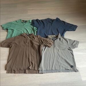 Polo by Ralph Lauren Mint and Navy Vintage Polos